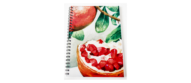 Notebook: Pomegranates
